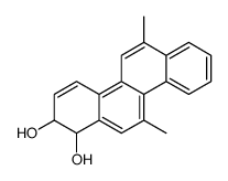 6,11-dimethyl-1,2-dihydrochrysene-1,2-diol Structure