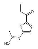 N-(5-propanoylthiophen-2-yl)acetamide Structure