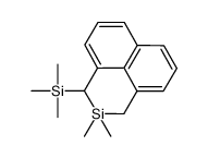2,2-dimethyl-1-trimethylsilyl-2,3-dihydro-2-silaphenalene结构式