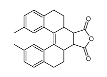 9,12-dimethyl-1,2,2a,3,4,4a,5,6-octahydro-dibenzo[c,g]phenanthrene-3,4-dicarboxylic acid-anhydride Structure