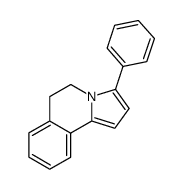 3-phenyl-5,6-dihydropyrrolo[2,1-a]isoquinoline结构式