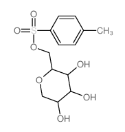 2-[(4-methylphenyl)sulfonyloxymethyl]oxane-3,4,5-triol structure