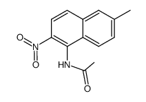 N-(6-methyl-2-nitro-[1]naphthyl)-acetamide Structure