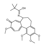 2,2-Dimethyl-N-[(S)-5,6,7,9-tetrahydro-9-oxo-1,2,3,10-tetramethoxybenzo[a]heptalen-7-yl]propionamide结构式
