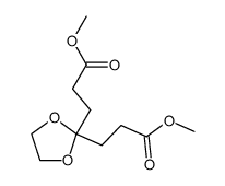 4-ethylenedioxy-1,7-heptanedionic acid, dimethyl ester Structure