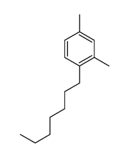 1-Heptyl-2,4-dimethylbenzene Structure