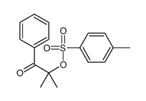 (2-methyl-1-oxo-1-phenylpropan-2-yl) 4-methylbenzenesulfonate Structure