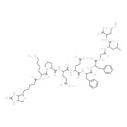 substance P (3-11), alpha-biotinyl-Lys(3)- structure