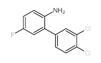 2-(3,4-二氯苯基)-4-氟苯胺结构式
