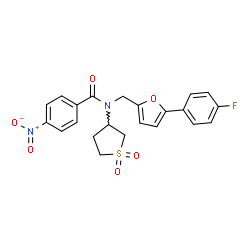 N-(1,1-dioxidotetrahydro-3-thienyl)-N-{[5-(4-fluorophenyl)-2-furyl]methyl}-4-nitrobenzamide picture
