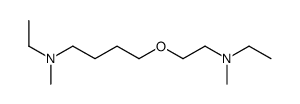 N-ethyl-4-[2-[ethyl(methyl)amino]ethoxy]-N-methylbutan-1-amine结构式