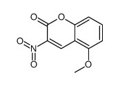 5-methoxy-3-nitrochromen-2-one Structure