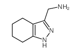 C-(4,5,6,7-四氢-1H-吲唑-3-基)-甲基胺结构式