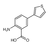 2-amino-5-thiophen-3-ylbenzoic acid Structure