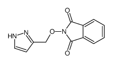 2-(1H-pyrazol-5-ylmethoxy)isoindole-1,3-dione结构式