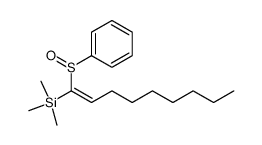 (Z)-trimethyl(1-(phenylsulfinyl)non-1-en-1-yl)silane结构式
