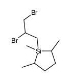 1-(2,3-dibromopropyl)-1,2,5-trimethylsilolane结构式