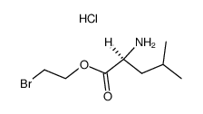 Leucin-2-bromethylester-hydrochlorid Structure