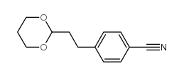 4-(1,3-DIOXAN-2-YLETHYL)BENZONITRILE structure