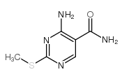 4-amino-2-(methylthio)pyrimidine-5-carboxamide picture