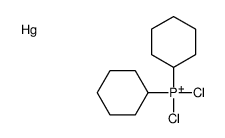 dichloro(dicyclohexyl)phosphanium,mercury结构式