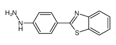 [4-(1,3-benzothiazol-2-yl)phenyl]hydrazine结构式