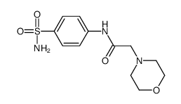 2-morpholin-4-yl-N-(4-sulfamoylphenyl)acetamide结构式