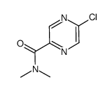 5-chloro-N,N-dimethylpyrazine-2-carboxamide结构式