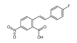 2-[2-(4-fluorophenyl)ethenyl]-5-nitrobenzoic acid结构式