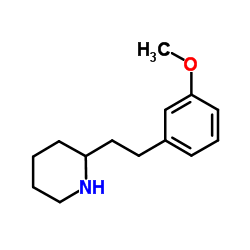 2-[2-(3-Methoxyphenyl)ethyl]piperidine结构式