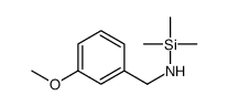 1-(3-methoxyphenyl)-N-trimethylsilylmethanamine Structure
