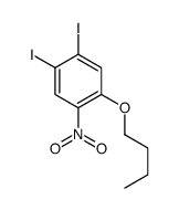 1-butoxy-4,5-diiodo-2-nitrobenzene Structure