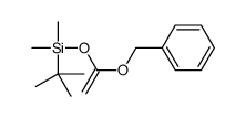 tert-butyl-dimethyl-(1-phenylmethoxyethenoxy)silane Structure