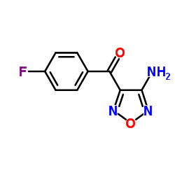 (4-Amino-1,2,5-oxadiazol-3-yl)(4-fluorophenyl)methanone Structure
