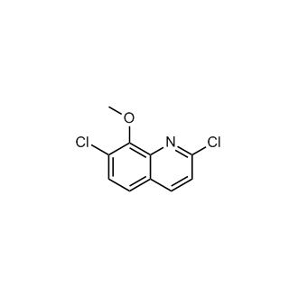 2,7-Dichloro-8-methoxyquinoline structure