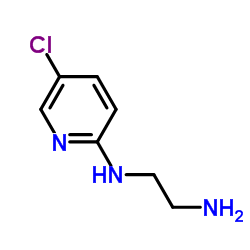 2-(2-Aminoethylamino)-5-chloropyridine Structure