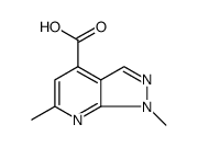 1,6-Dimethyl-1h-pyrazolo[3,4-b]pyridine-4-carboxylicacid structure