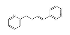 (E)-2-(4-phenylbut-3-enyl)pyridine结构式