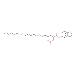 (octahydro-4,7-methano-1H-inden-5-yl) hydrogen 2-octadecenylsuccinate结构式