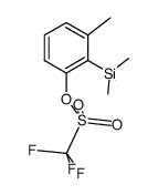 2-trimethylsilyl-3-(methyl)phenyl triflate Structure