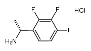 (R)-1-(2,3,4-trifluorophenyl)ethanamine hydrochloride结构式