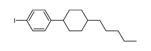 1-IODO-4-(4-PENTYL-CYCLOHEXYL)-BENZENE Structure