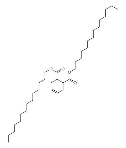 ditetradecyl cyclohex-4-ene-1,2-dicarboxylate结构式