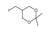 5-(Iodomethyl)-2,2-dimethyl-1,3-dioxane Structure