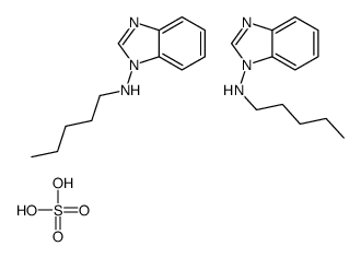 bis[1H-benzimidazole-1-pentylammonium] sulphate结构式