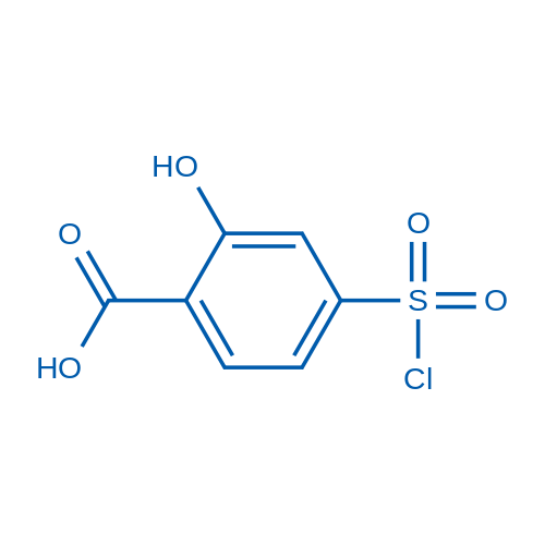 4-chlorosulfonyl-2-hydroxybenzoic acid图片