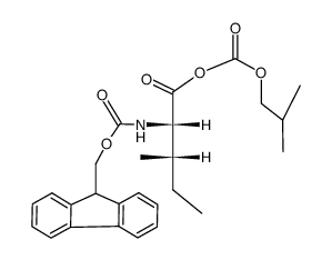 Fmoc-Ile-OCO2i-Bu Structure