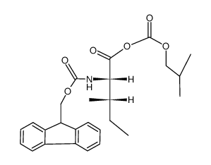 Fmoc-Ile-OCO2i-Bu结构式