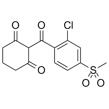 磺草酮结构式