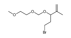 5-Bromo-3-(2-methoxy-ethoxymethoxy)-2-methyl-pent-1-ene Structure